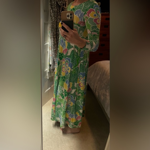 Diane Von Furstenberg summer long dress vintage#DVF - Picture 7 of 11